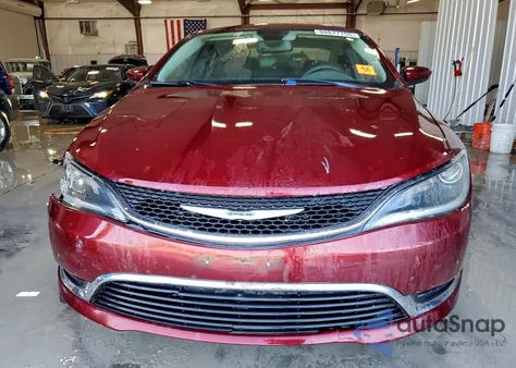2015 Chrysler 200 Limited z USA, uszkodzony, nr VIN 1C3CCCAB5FN620574